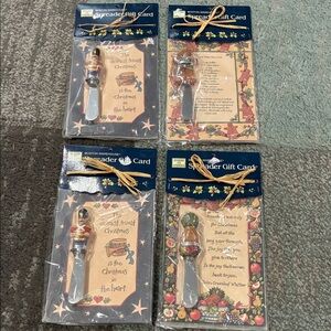 Boston Warehouse Holiday Spreader Set - Red, Green, Gold